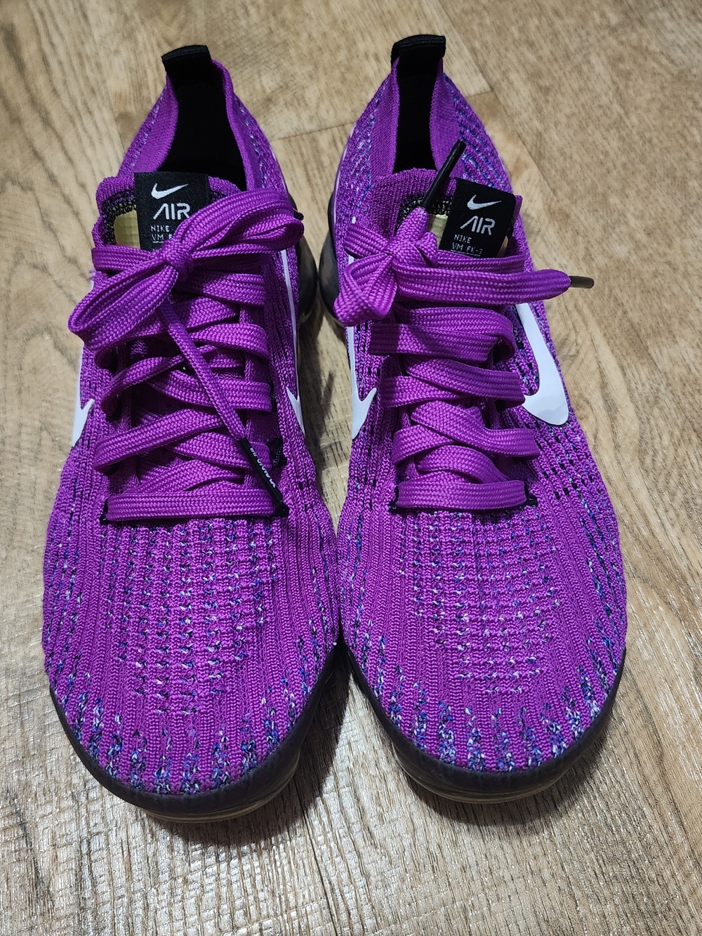 Nike Women’s Air Flyknit Running Shoes — Purple